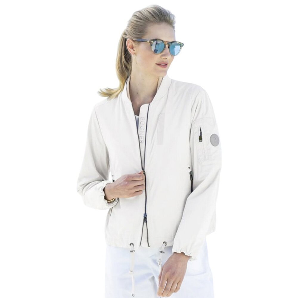 NEW Bogner Cosima Lightweight Jacket! Bomber Style Windbreaker White Logo